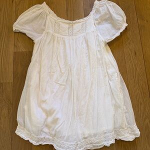 Free People White Mini Dress